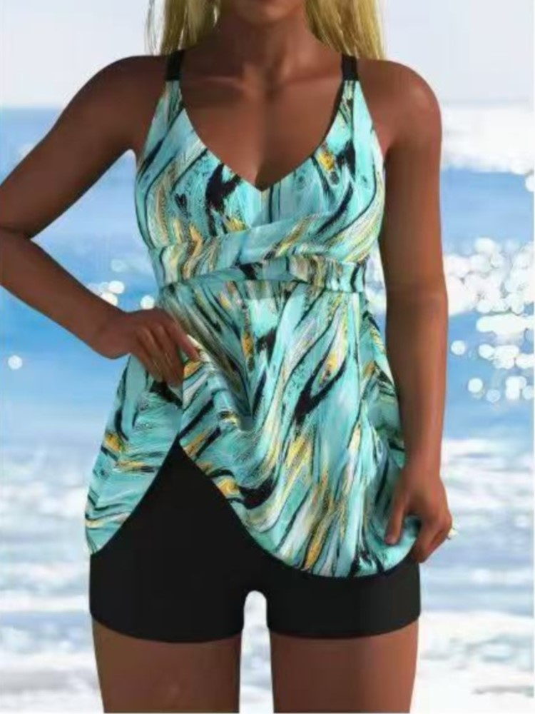 Womens Suit - Nuovo Costume da Bagno Tankini a
