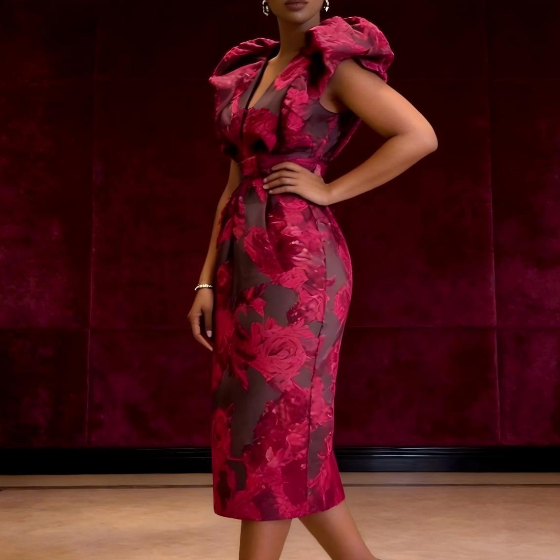 Midi Dress - Abito da Cocktail QMANSHA Plus Size