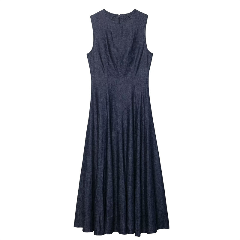 Nuovo abito midi in denim retr - Midi Dress recensione e prezzo