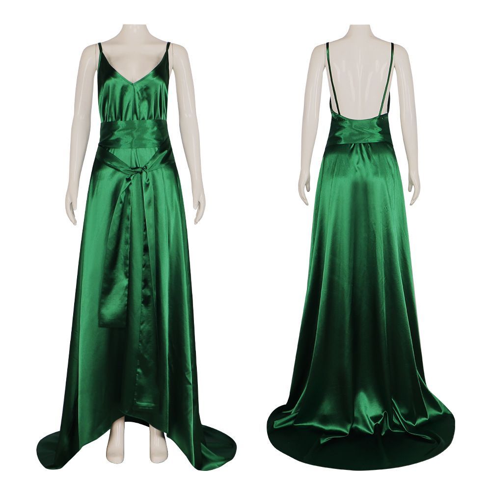 Abito in raso color smeraldo,  - Evening Gown recensione e prezzo