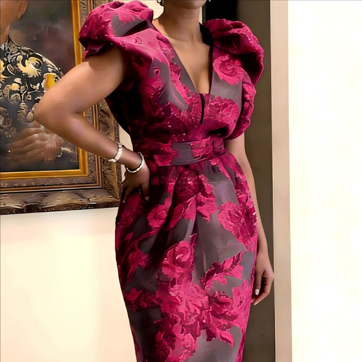 Abito da Cocktail QMANSHA Plus - Midi Dress recensione e prezzo