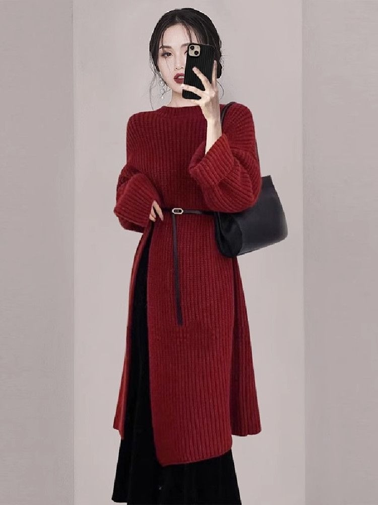 Abito Elegante in Maglia Rossa - Women'S Red Formal Wear recensione e prezzo