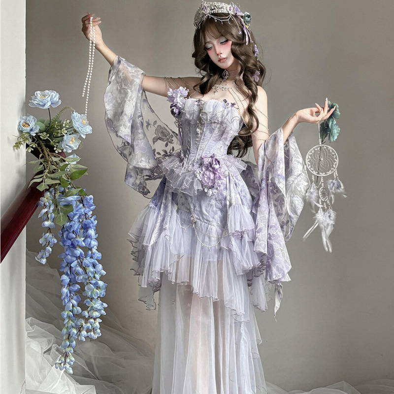 Abito Lolita Violet Poetry Fog - Formal Dress recensione e prezzo