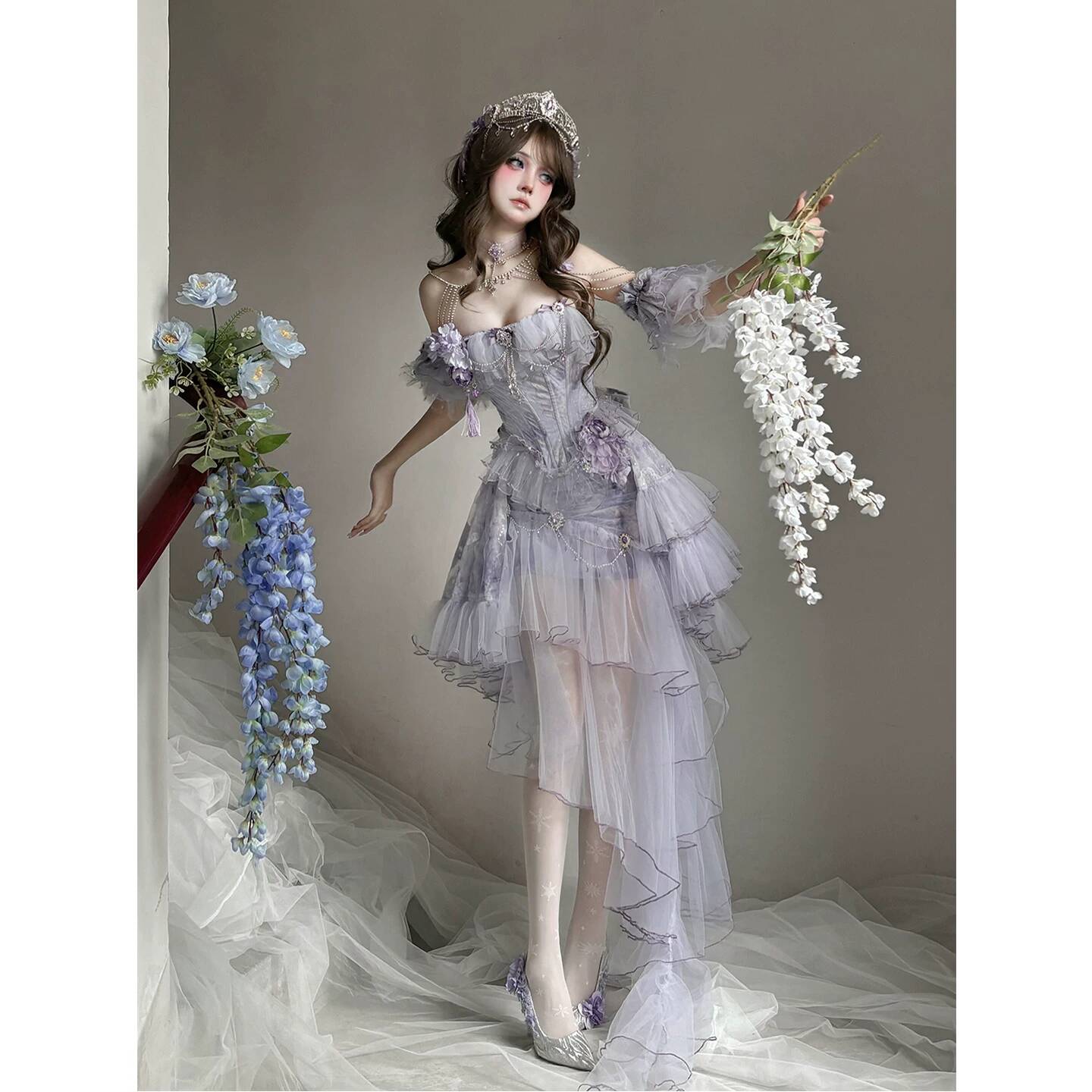 Abito Lolita Violet Poetry Fog - Formal Dress recensione e prezzo